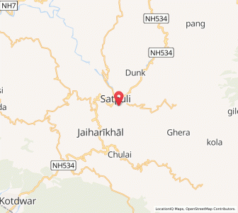 Map of Gairgaon, Uttarakhand