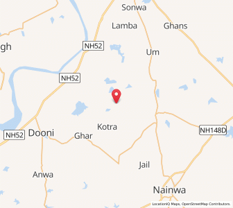 Map of Gairoti, Rajasthan