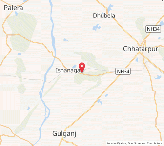 Map of Gairwar, Madhya Pradesh