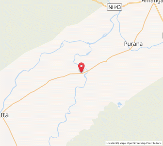 Map of Gaisabad, Madhya Pradesh