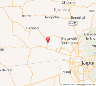 Map of Gajadharpura, Rajasthan