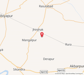 Map of Gajrajganj, Uttar Pradesh