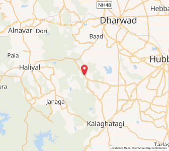 Map of Galagi, Karnataka