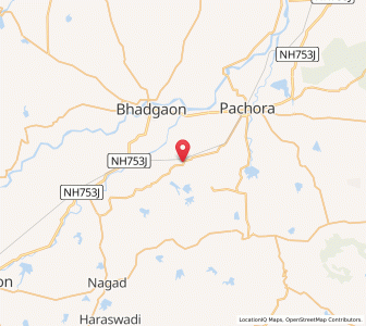 Map of Galan, Maharashtra
