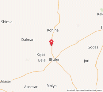 Map of Galgati, Rajasthan