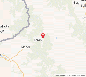 Map of Gali, Kashmir