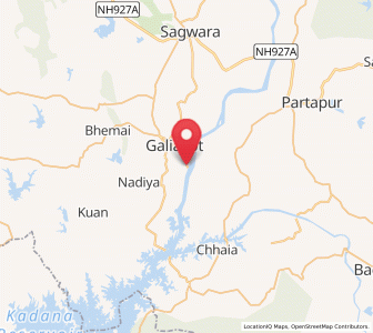 Map of Galiakot, Rajasthan