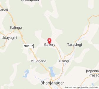 Map of Galleri, Odisha