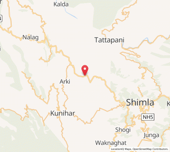 Map of Galog, Himachal Pradesh