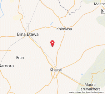Map of Gamiriya, Madhya Pradesh