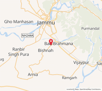 Map of Ganal Khalka, Kashmir