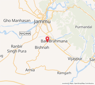 Map of Ganal Uparla, Kashmir