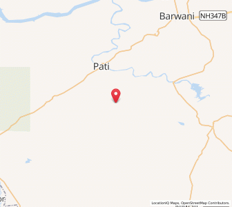 Map of Gandhaval, Madhya Pradesh