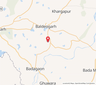 Map of Ganeshnagar, Madhya Pradesh