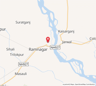 Map of Ganeshpur, Uttar Pradesh
