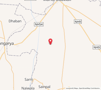 Map of Ganga, Haryana