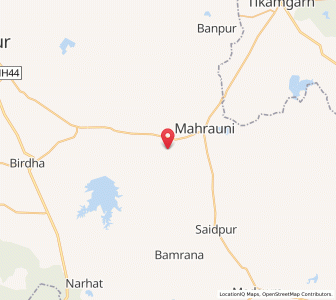 Map of Ganganian, Uttar Pradesh