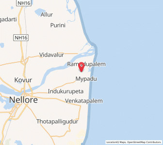 Map of Gangapatnam, Andhra Pradesh
