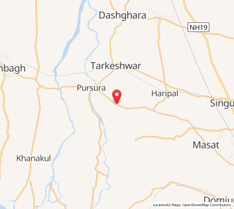 Map of Gangarambatl, West Bengal