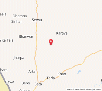 Map of Gangasara, Rajasthan
