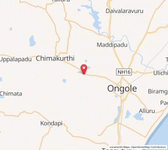 Map of Gangavaram Santanutalapadu, Andhra Pradesh