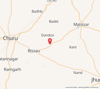 Map of Gangiyasar, Rajasthan
