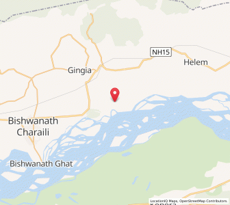 Map of Gangmohthan, Assam