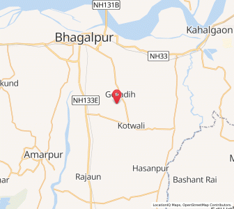 Map of Gangti, Bihar