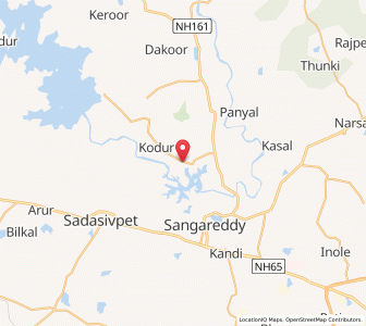 Map of Gangulur, Andhra Pradesh