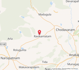 Map of Gantikorlam, Andhra Pradesh