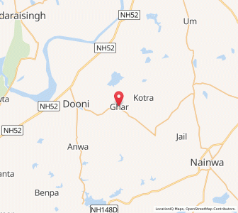 Map of Gar, Rajasthan
