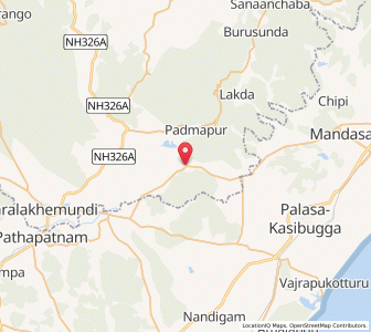 Map of Garabandh, Odisha