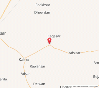 Map of Garabdenar, Rajasthan