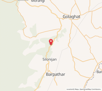 Map of Garampani, Assam