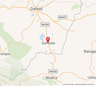 Map of Garbara, Gujarat