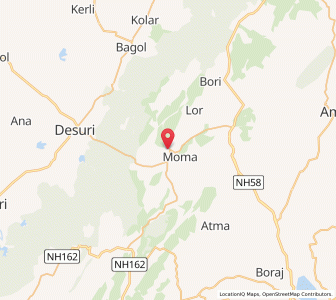 Map of Garbor, Rajasthan