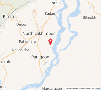 Map of Garehaga Chuk, Assam