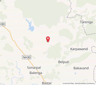Map of Garenga, Chhattisgarh