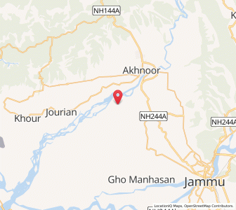 Map of Gargal, Kashmir