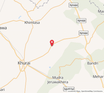 Map of Garhaulidhiraj Khurd, Madhya Pradesh