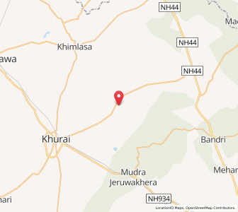 Map of Garhaulidhiraj, Madhya Pradesh