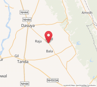 Map of Garhdiwala, Punjab