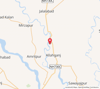 Map of Garhia Mangola, Uttar Pradesh