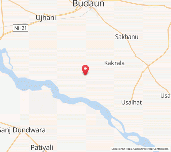 Map of Garhia, Uttar Pradesh
