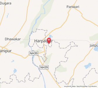 Map of Garho, Uttar Pradesh