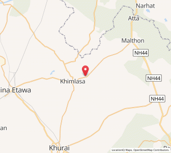 Map of Garholi, Madhya Pradesh