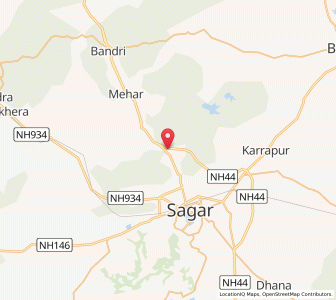 Map of Garhpahra, Madhya Pradesh