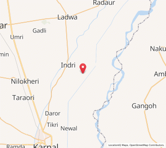Map of Garhpur Khalsa, Haryana