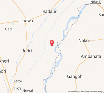 Map of Garhpur Tapu, Haryana