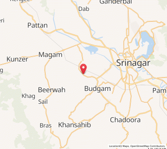 Map of Garind Khurd, Kashmir